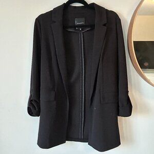 Dynamite Black Open Front Blazer – Size Small